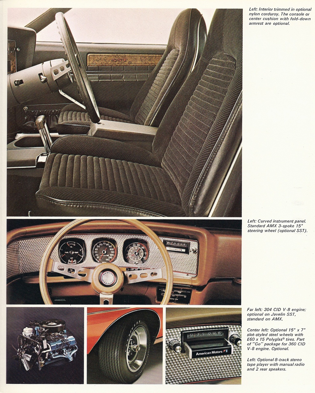 1972 Javelin Sales Brochure page 3