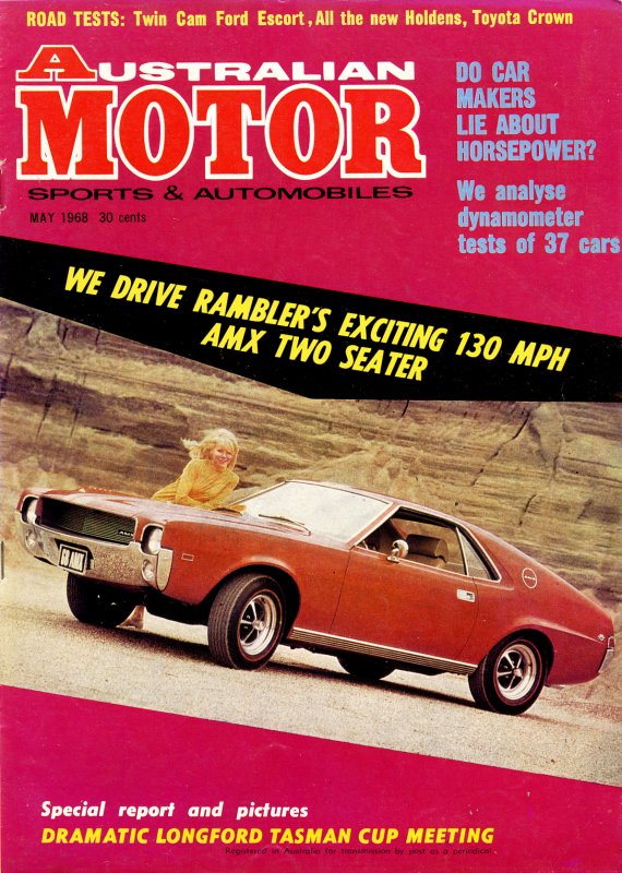Australian Motor May 1968 cover