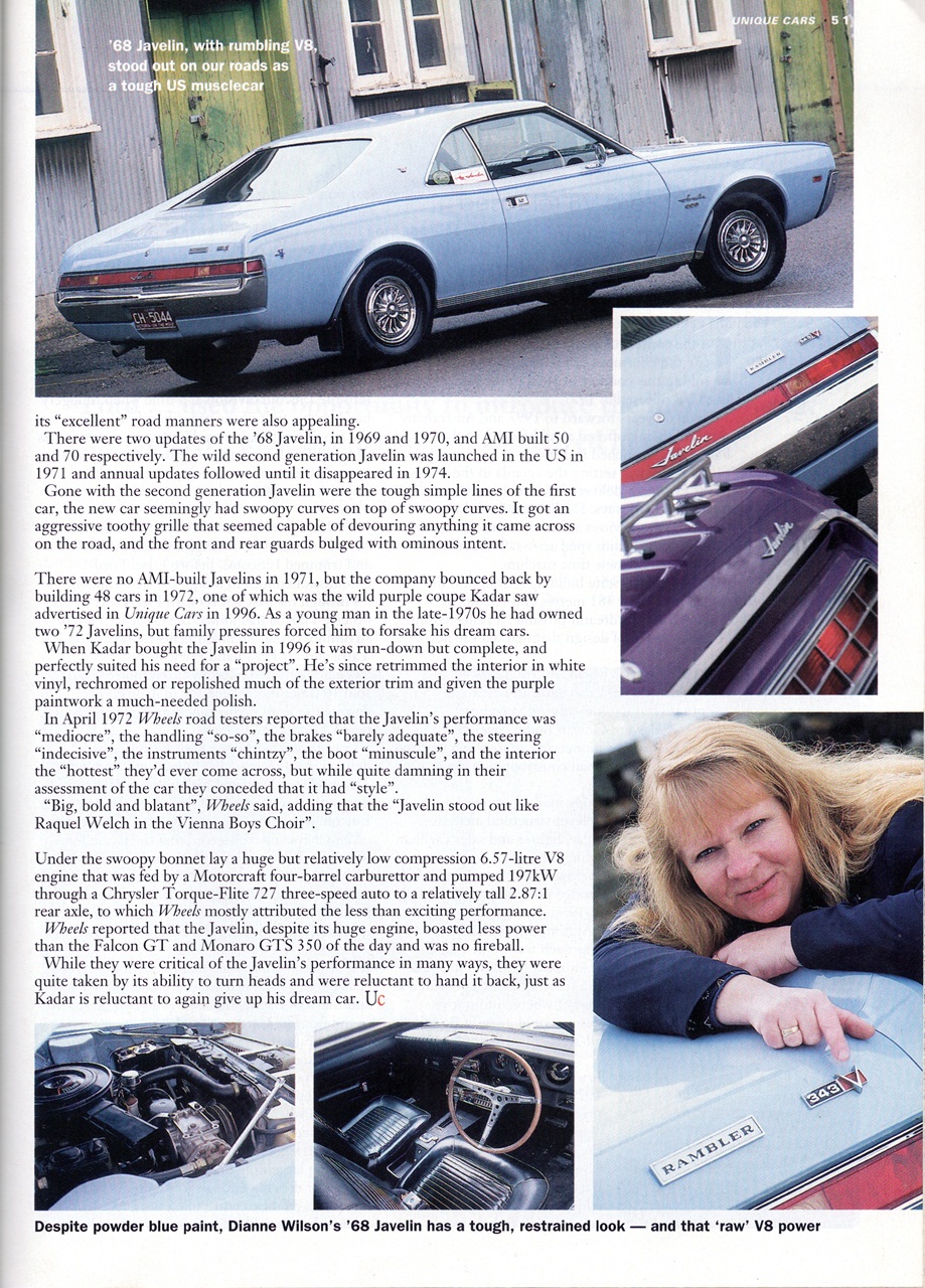 Unique Cars September 2000 page 4